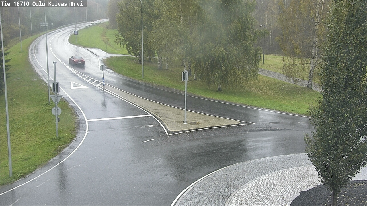 Weather Camera Image väg 18710 Oulu Kuivasjärvi, Oulu, Pohjois-Pohjanmaa
