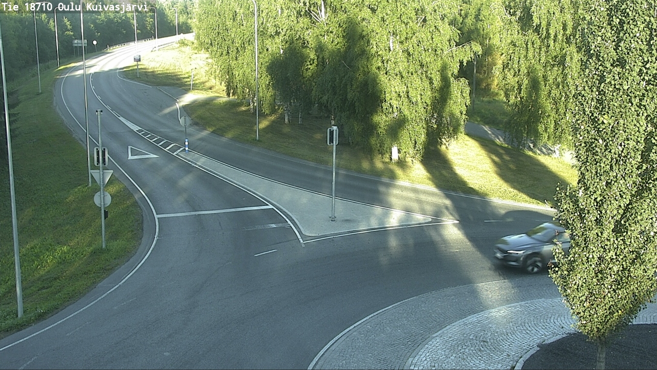 Weather Camera Image road 18710 Oulu Kuivasjärvi, Oulu, Pohjois-Pohjanmaa