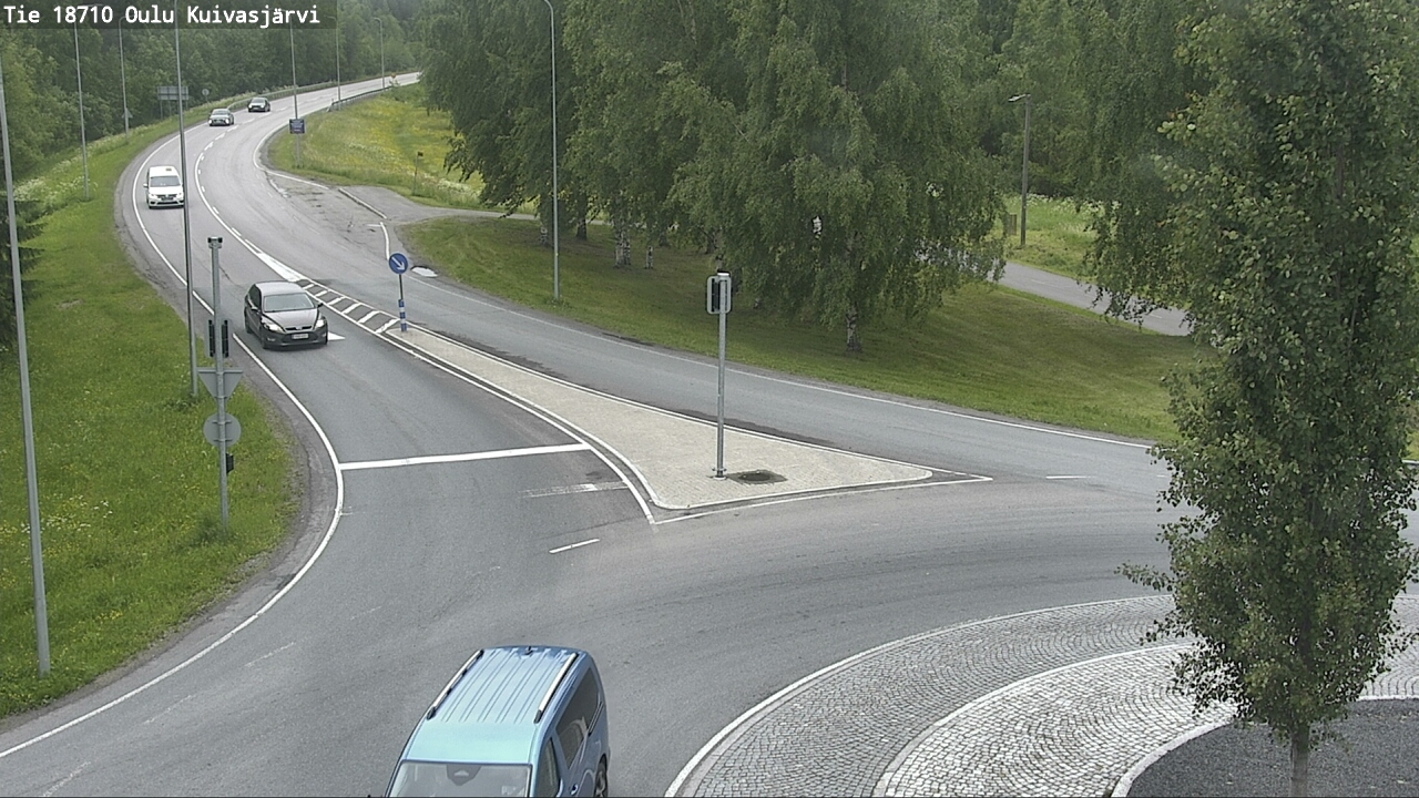 Weather Camera Image väg 18710 Oulu Kuivasjärvi, Oulu, Pohjois-Pohjanmaa
