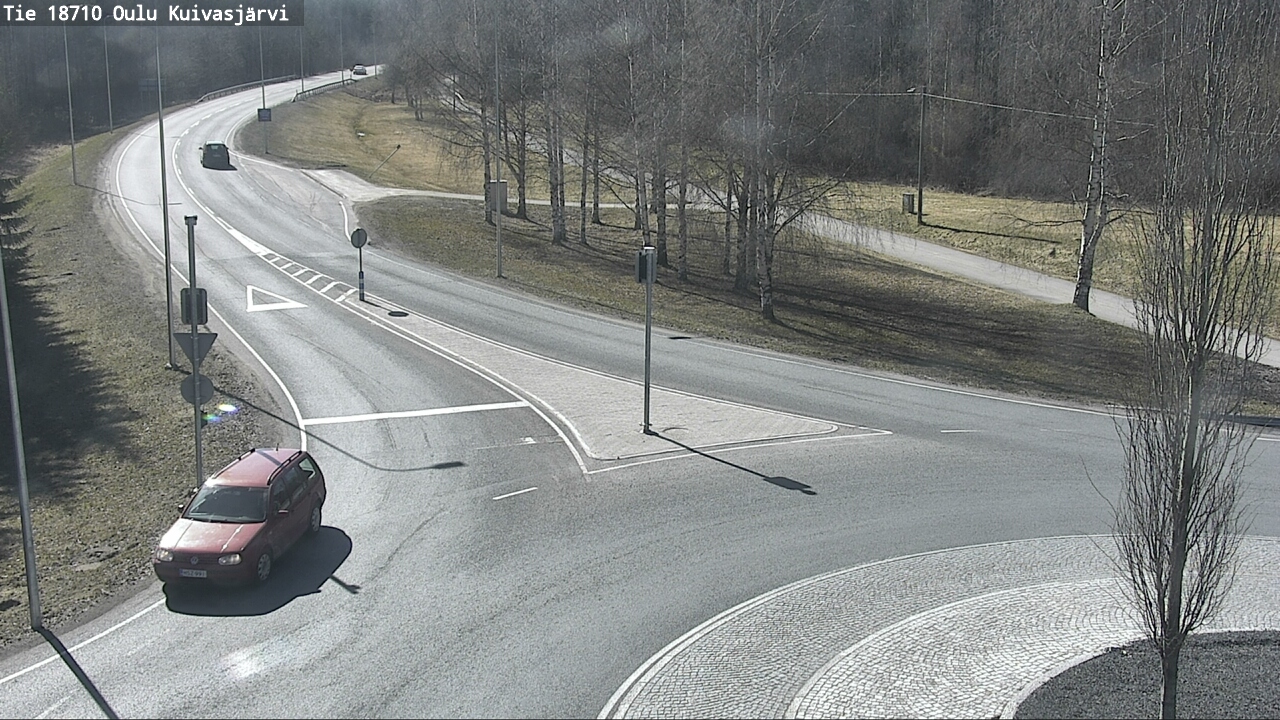 Weather Camera Image väg 18710 Oulu Kuivasjärvi, Oulu, Pohjois-Pohjanmaa