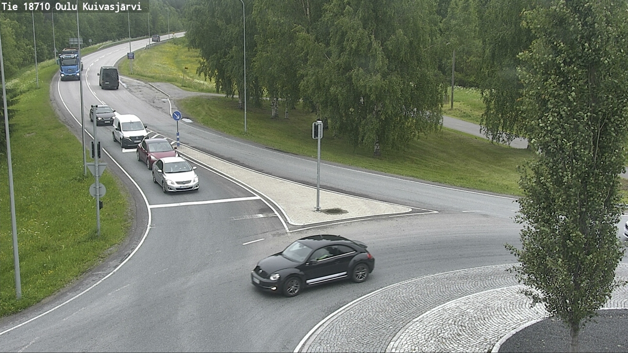 Weather Camera Image väg 18710 Oulu Kuivasjärvi, Oulu, Pohjois-Pohjanmaa