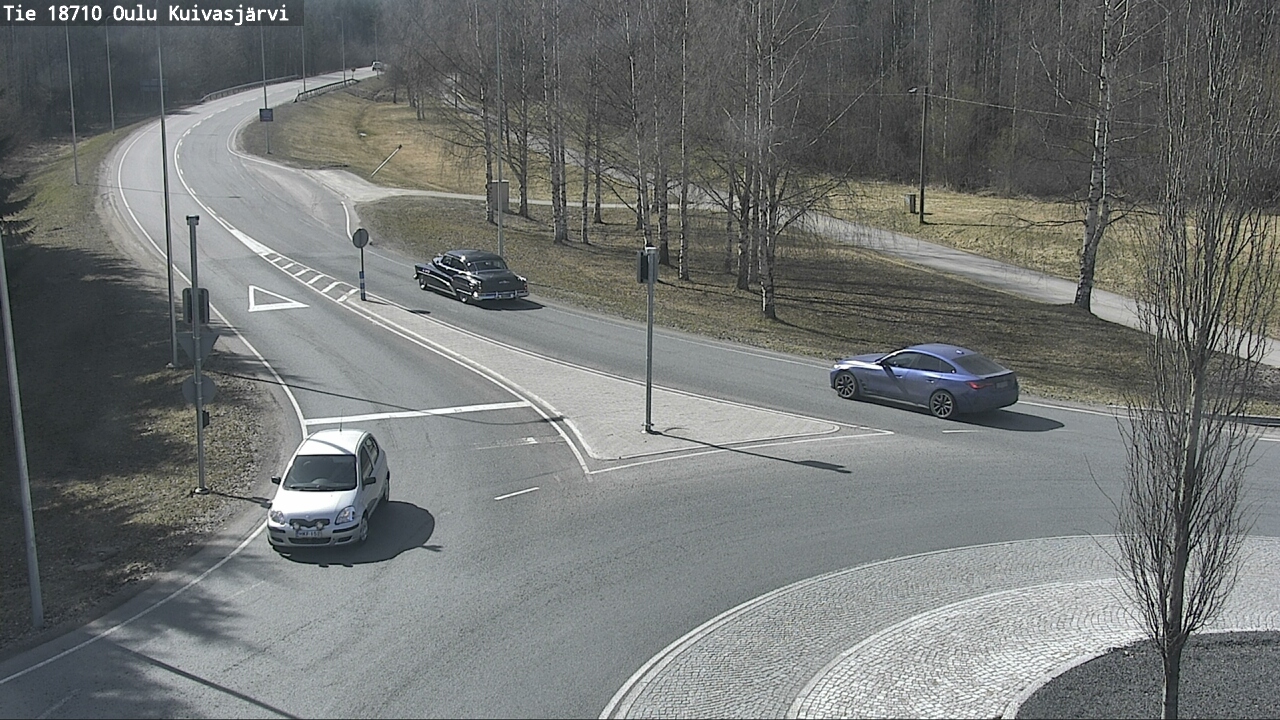 Weather Camera Image väg 18710 Oulu Kuivasjärvi, Oulu, Pohjois-Pohjanmaa