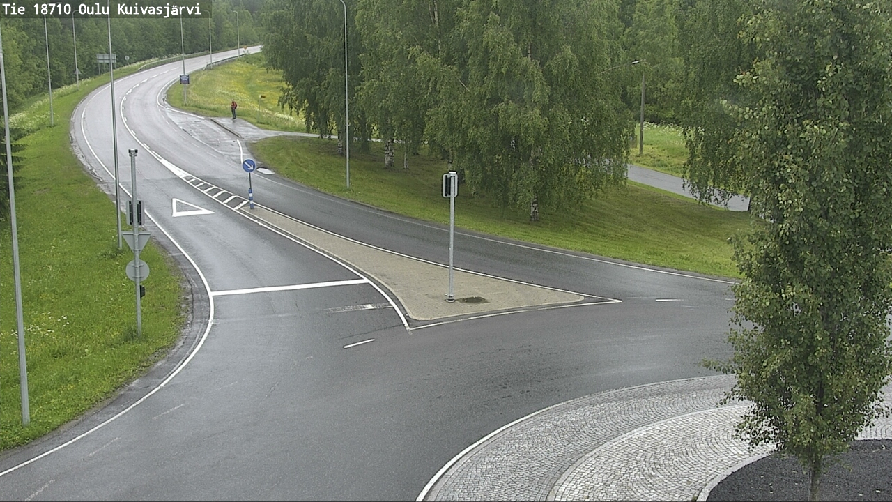 Weather Camera Image väg 18710 Oulu Kuivasjärvi, Oulu, Pohjois-Pohjanmaa