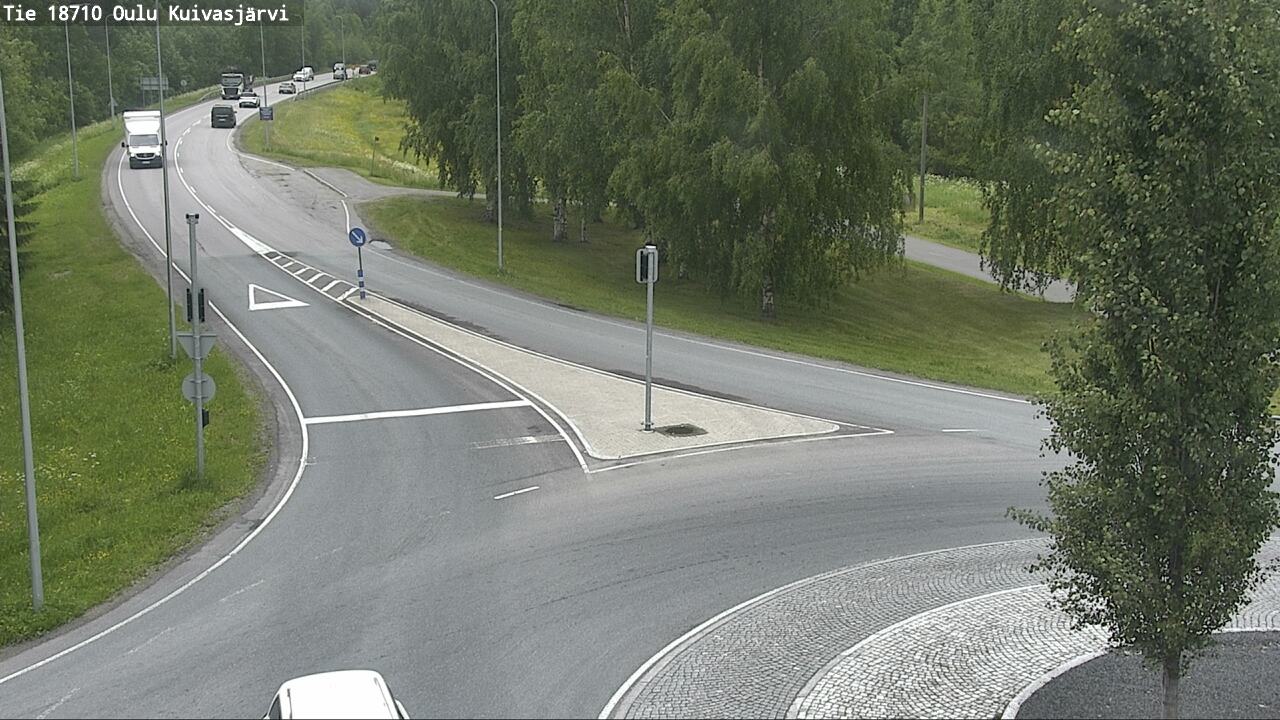 Weather Camera Image road 18710 Oulu Kuivasjärvi, Oulu, Pohjois-Pohjanmaa