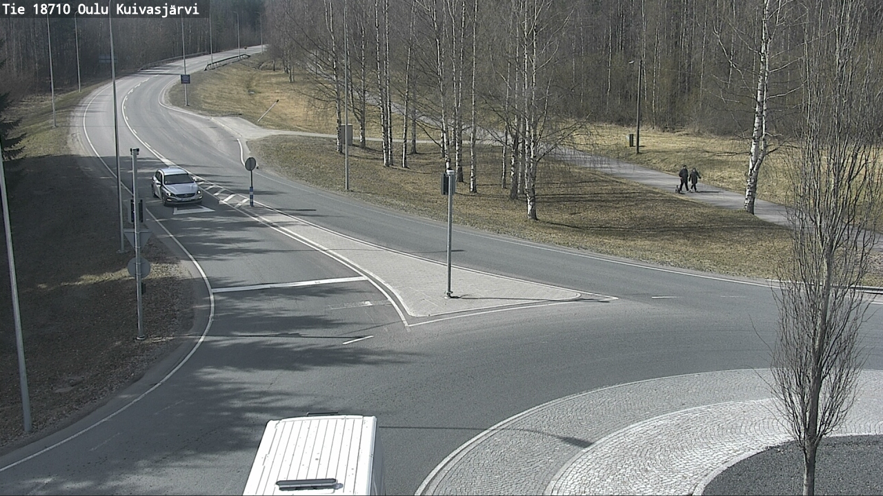 Weather Camera Image väg 18710 Oulu Kuivasjärvi, Oulu, Pohjois-Pohjanmaa