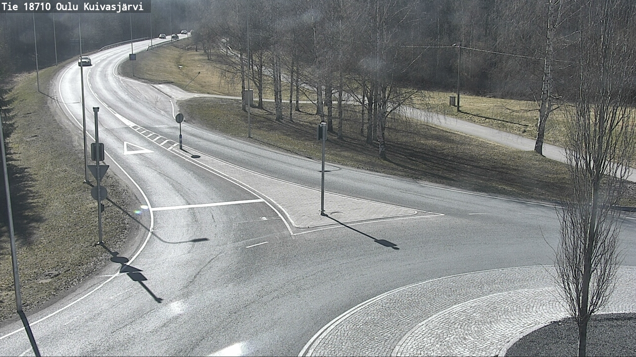 Weather Camera Image väg 18710 Oulu Kuivasjärvi, Oulu, Pohjois-Pohjanmaa