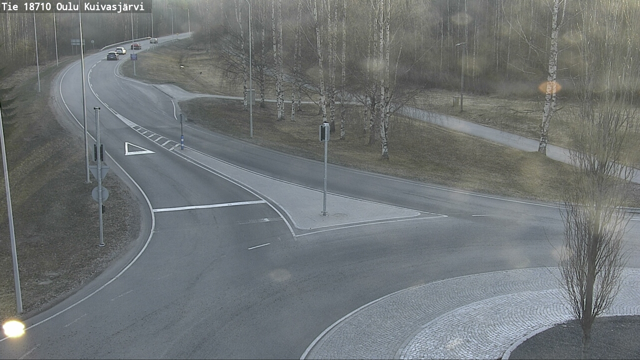 Weather Camera Image väg 18710 Oulu Kuivasjärvi, Oulu, Pohjois-Pohjanmaa