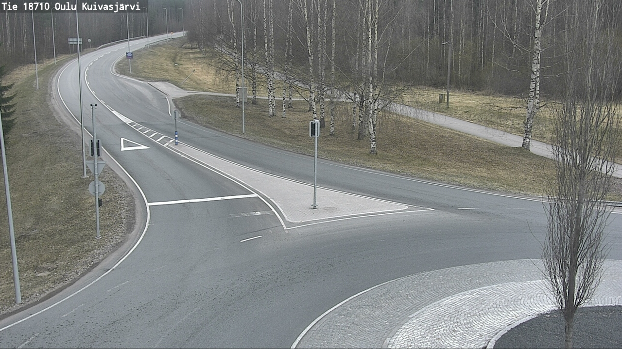 Weather Camera Image road 18710 Oulu Kuivasjärvi, Oulu, Pohjois-Pohjanmaa