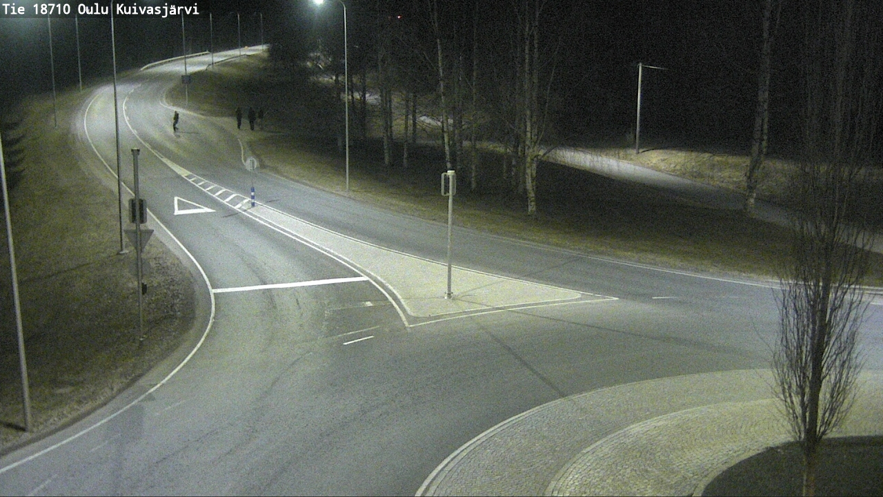 Weather Camera Image väg 18710 Oulu Kuivasjärvi, Oulu, Pohjois-Pohjanmaa