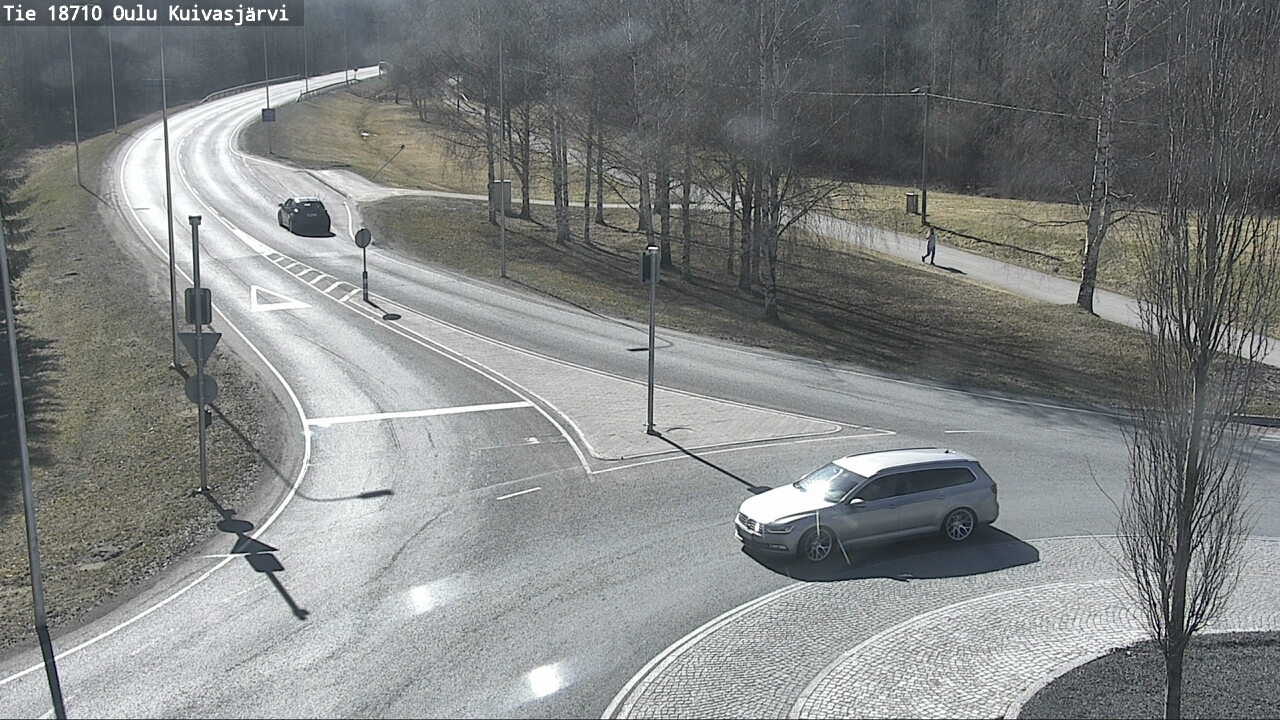 Weather Camera Image väg 18710 Oulu Kuivasjärvi, Oulu, Pohjois-Pohjanmaa