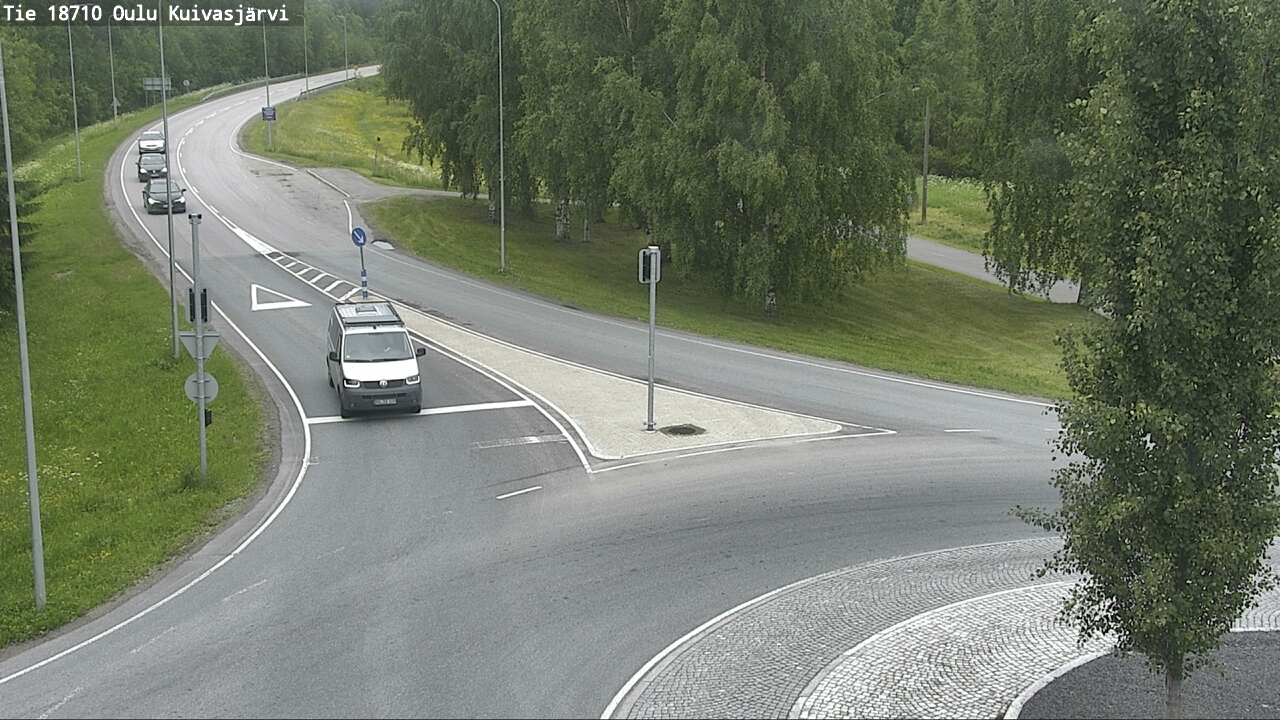 Weather Camera Image road 18710 Oulu Kuivasjärvi, Oulu, Pohjois-Pohjanmaa