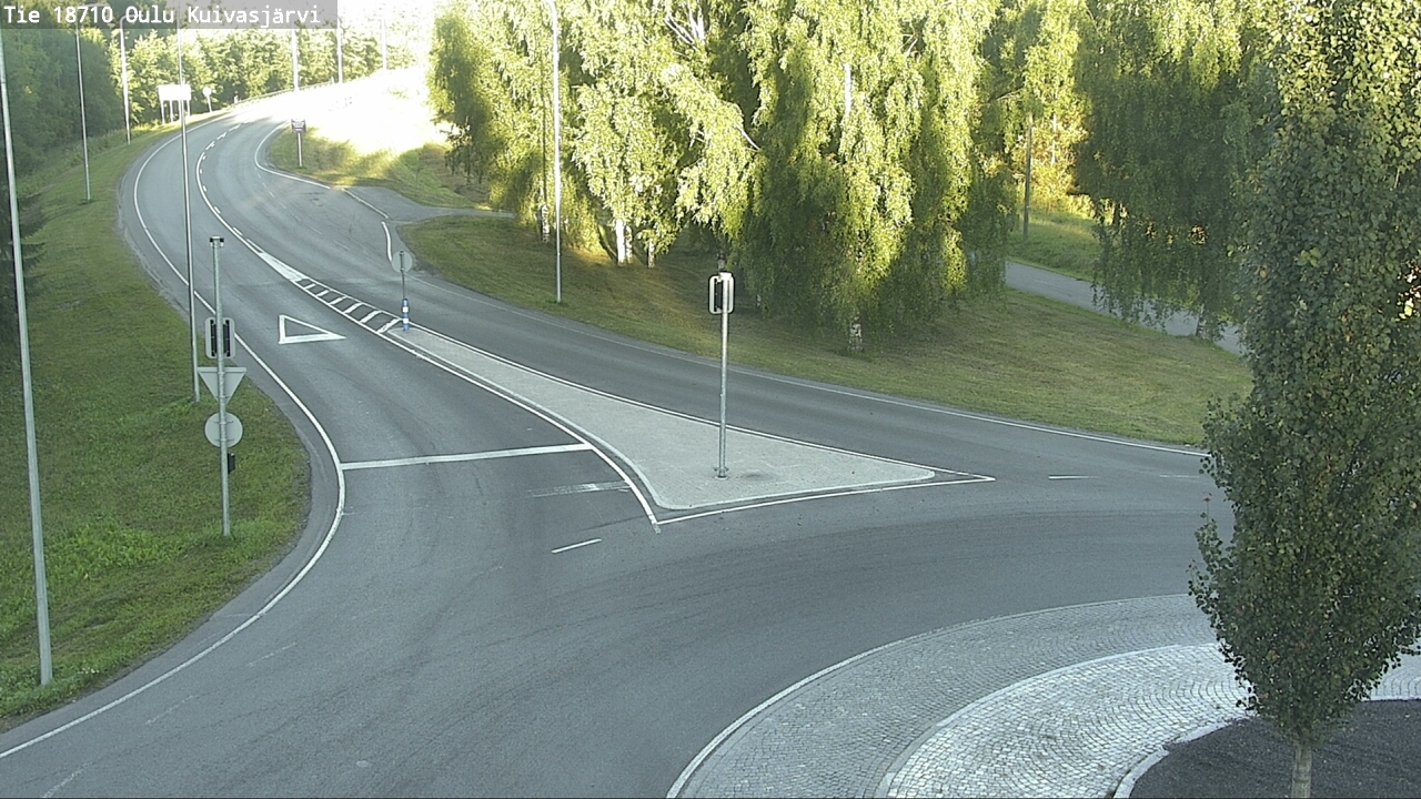 Weather Camera Image road 18710 Oulu Kuivasjärvi, Oulu, Pohjois-Pohjanmaa