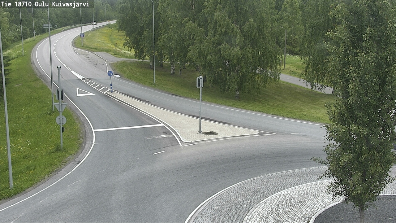 Weather Camera Image road 18710 Oulu Kuivasjärvi, Oulu, Pohjois-Pohjanmaa