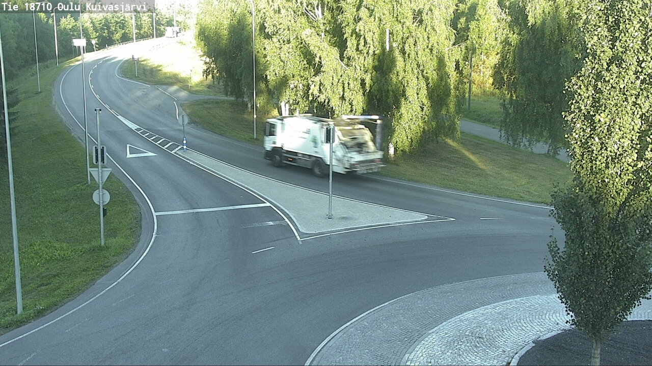 Weather Camera Image road 18710 Oulu Kuivasjärvi, Oulu, Pohjois-Pohjanmaa