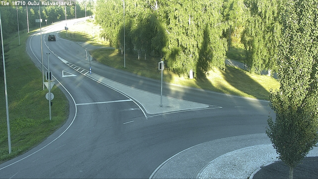 Weather Camera Image road 18710 Oulu Kuivasjärvi, Oulu, Pohjois-Pohjanmaa