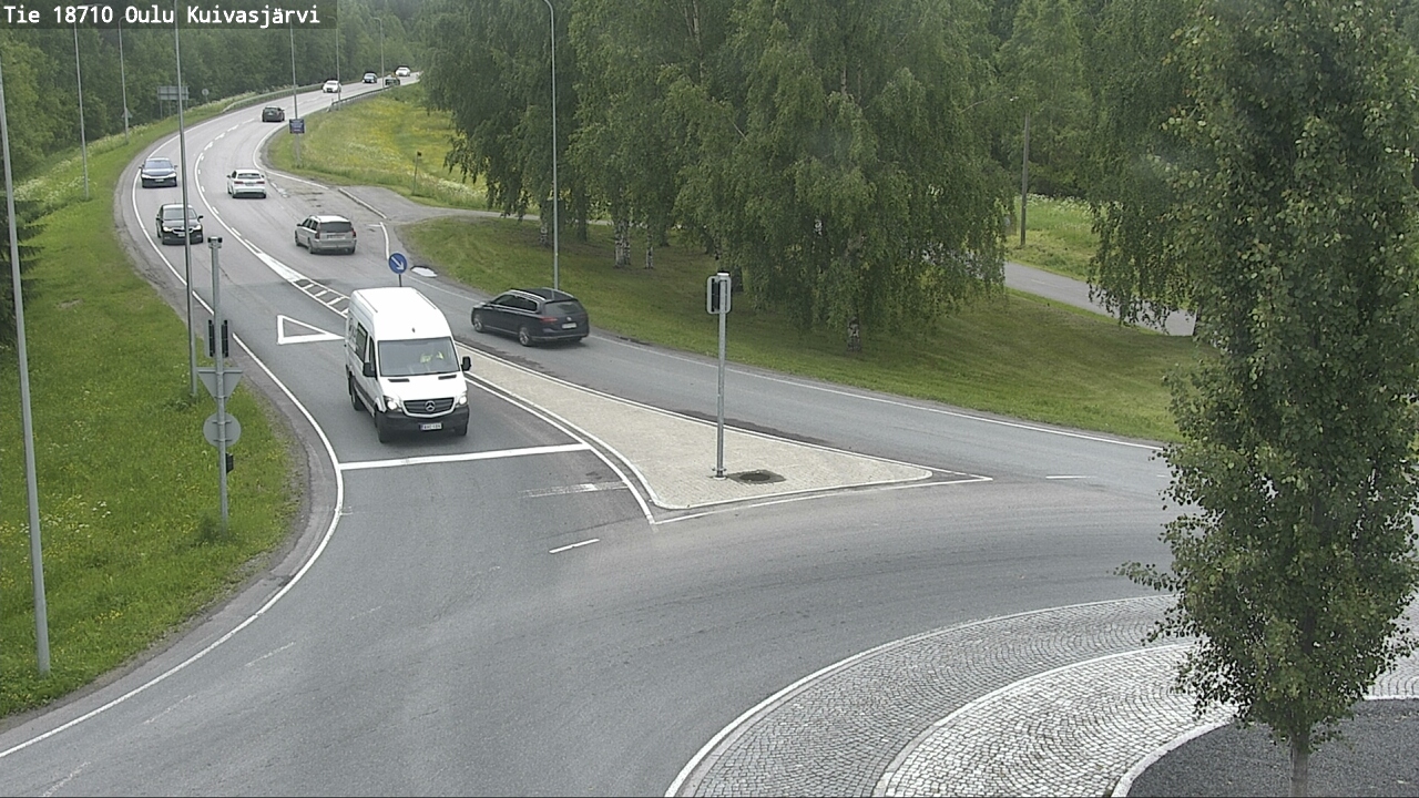 Weather Camera Image road 18710 Oulu Kuivasjärvi, Oulu, Pohjois-Pohjanmaa