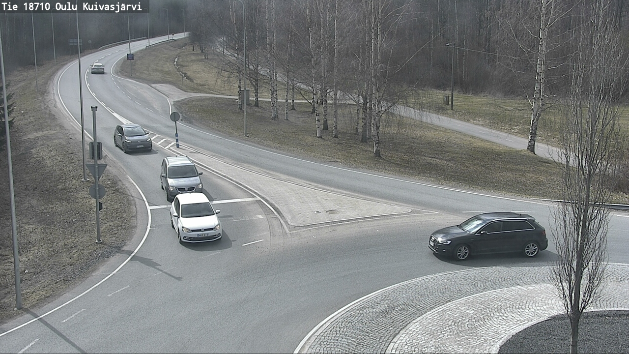 Weather Camera Image road 18710 Oulu Kuivasjärvi, Oulu, Pohjois-Pohjanmaa