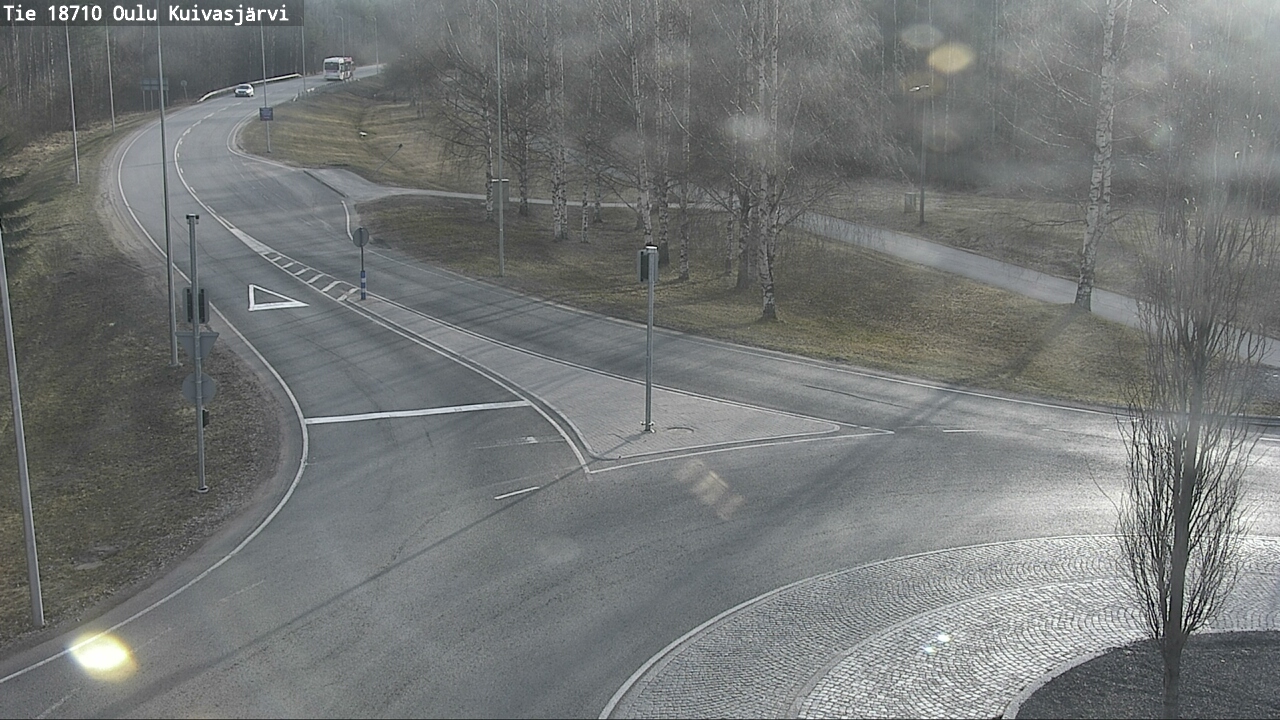 Weather Camera Image väg 18710 Oulu Kuivasjärvi, Oulu, Pohjois-Pohjanmaa