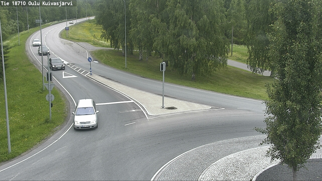 Weather Camera Image road 18710 Oulu Kuivasjärvi, Oulu, Pohjois-Pohjanmaa