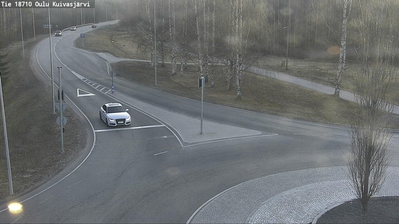 Weather Camera Image väg 18710 Oulu Kuivasjärvi, Oulu, Pohjois-Pohjanmaa