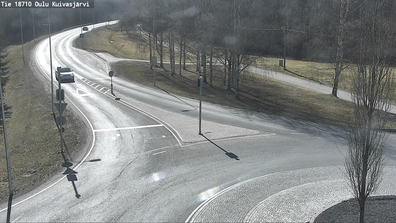 Weather Camera Image väg 18710 Oulu Kuivasjärvi, Oulu, Pohjois-Pohjanmaa