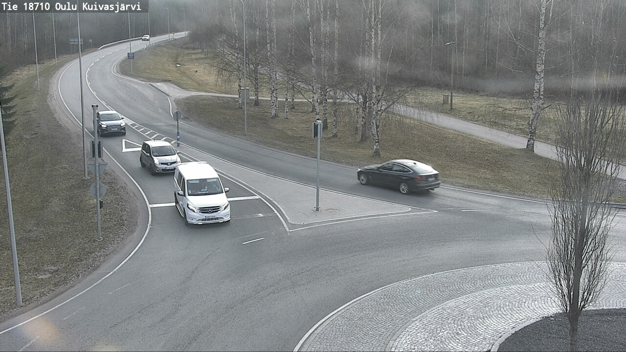 Weather Camera Image väg 18710 Oulu Kuivasjärvi, Oulu, Pohjois-Pohjanmaa