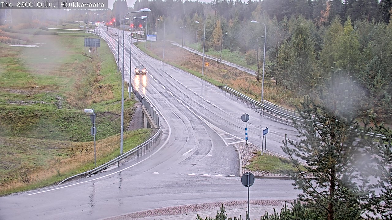 Weather Camera Image road 8300 Oulu Hiukkavaara, Oulu, Pohjois-Pohjanmaa