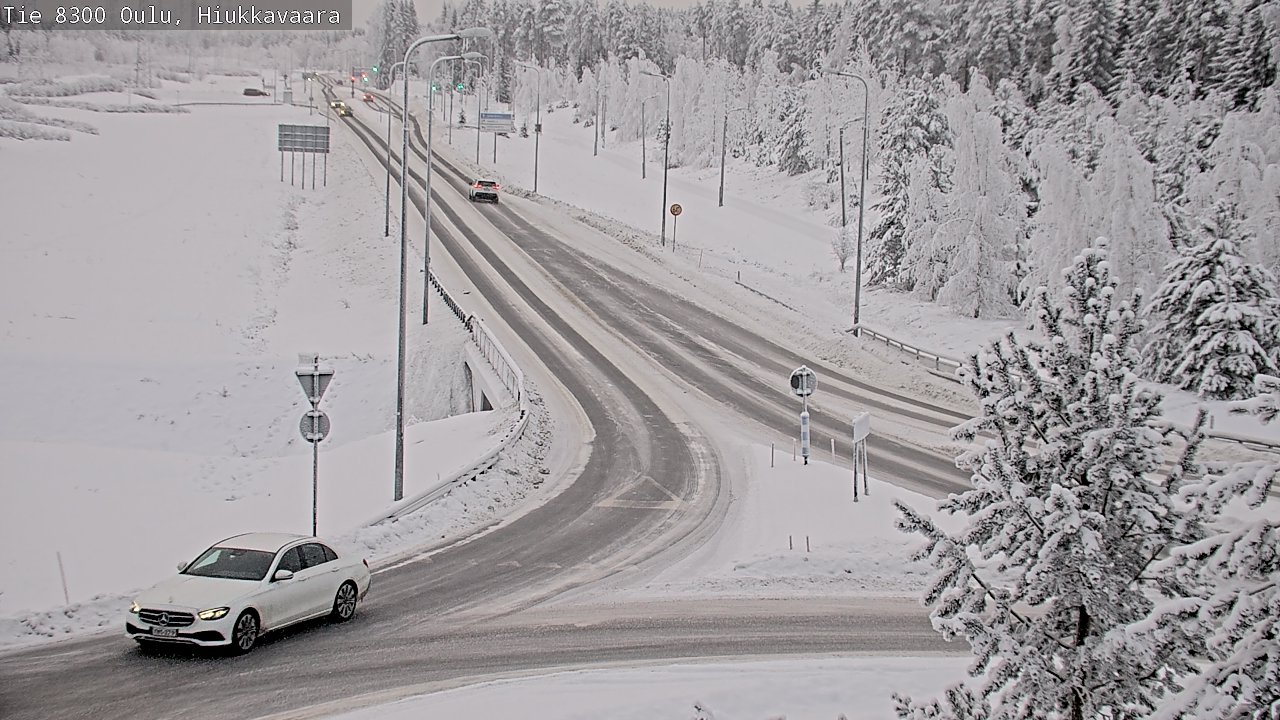 Kelikamerat Kuva tie 8300 Oulu Hiukkavaara, Oulu, Pohjois-Pohjanmaa