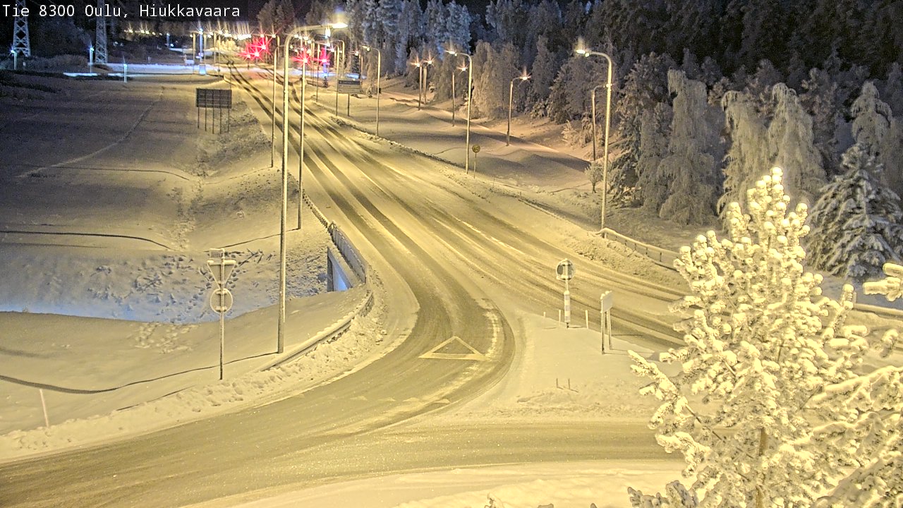 Kelikamerat Kuva tie 8300 Oulu Hiukkavaara, Oulu, Pohjois-Pohjanmaa