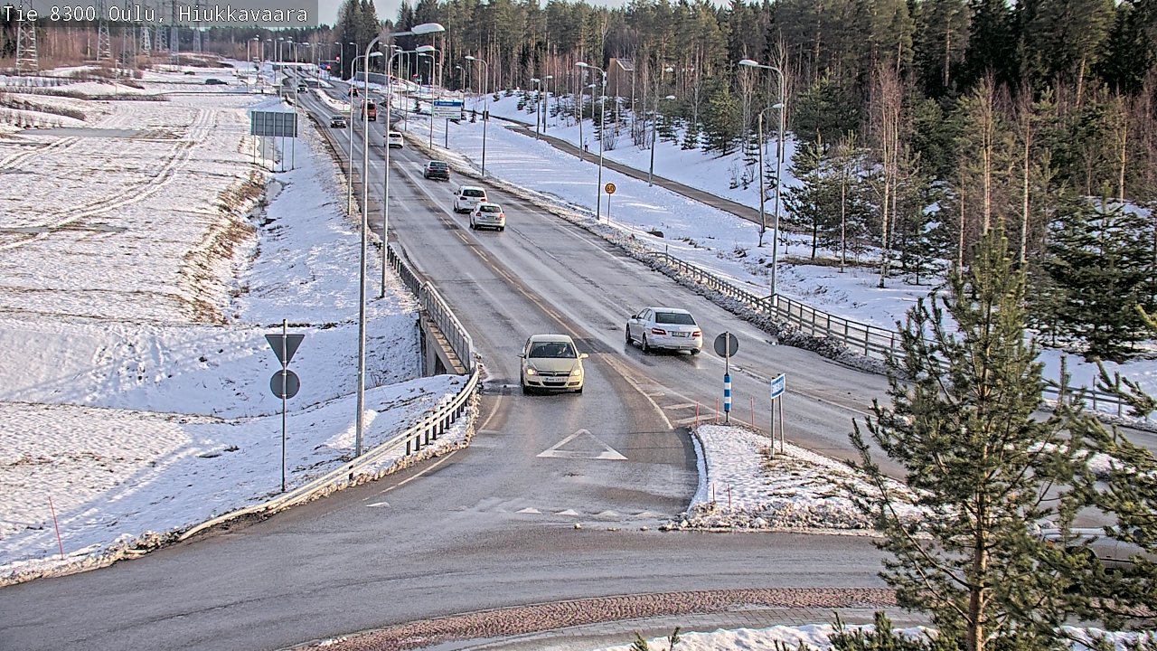 Kelikamerat Kuva tie 8300 Oulu Hiukkavaara, Oulu, Pohjois-Pohjanmaa