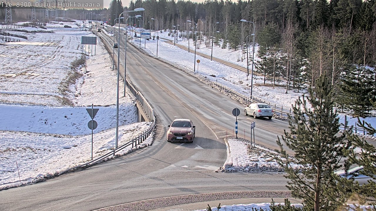 Kelikamerat Kuva tie 8300 Oulu Hiukkavaara, Oulu, Pohjois-Pohjanmaa