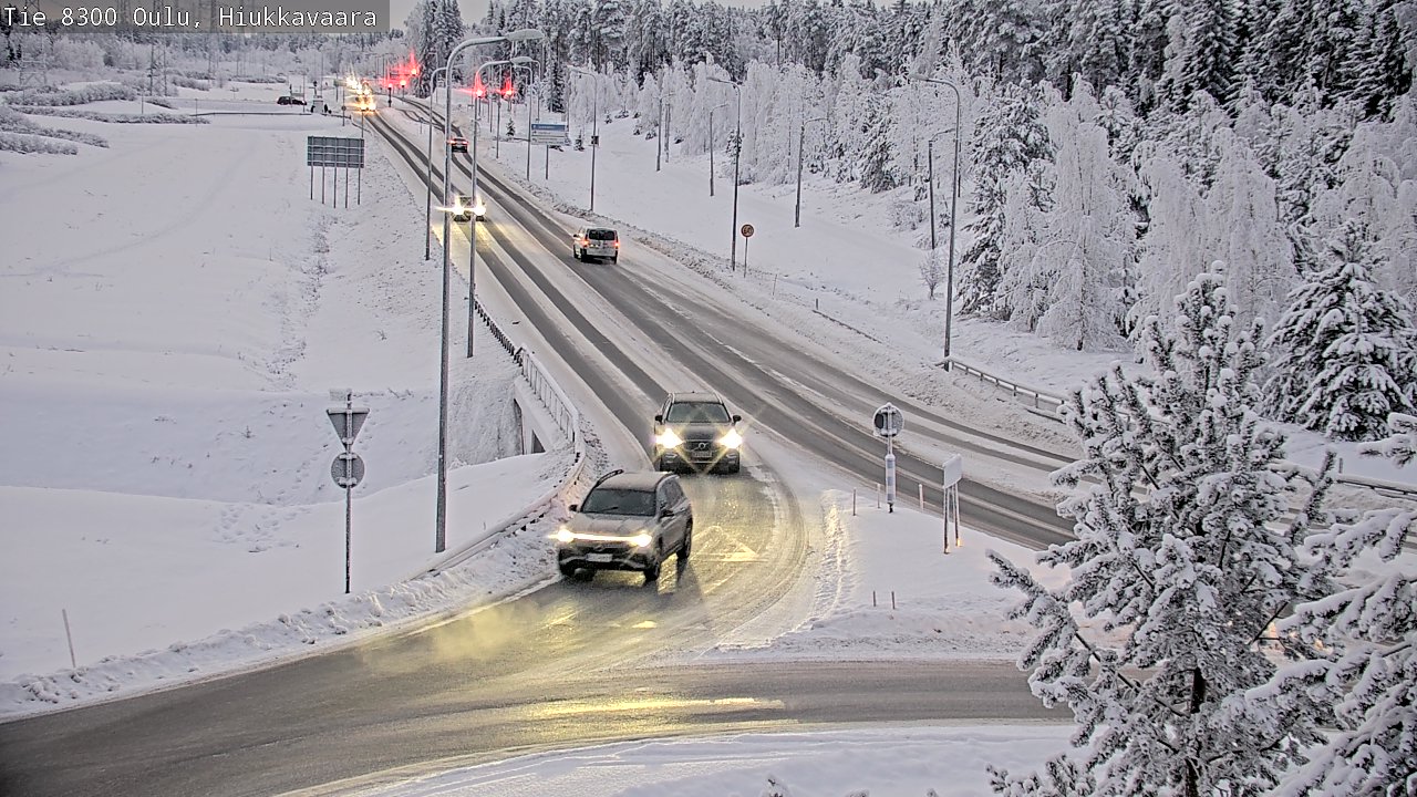 Kelikamerat Kuva tie 8300 Oulu Hiukkavaara, Oulu, Pohjois-Pohjanmaa