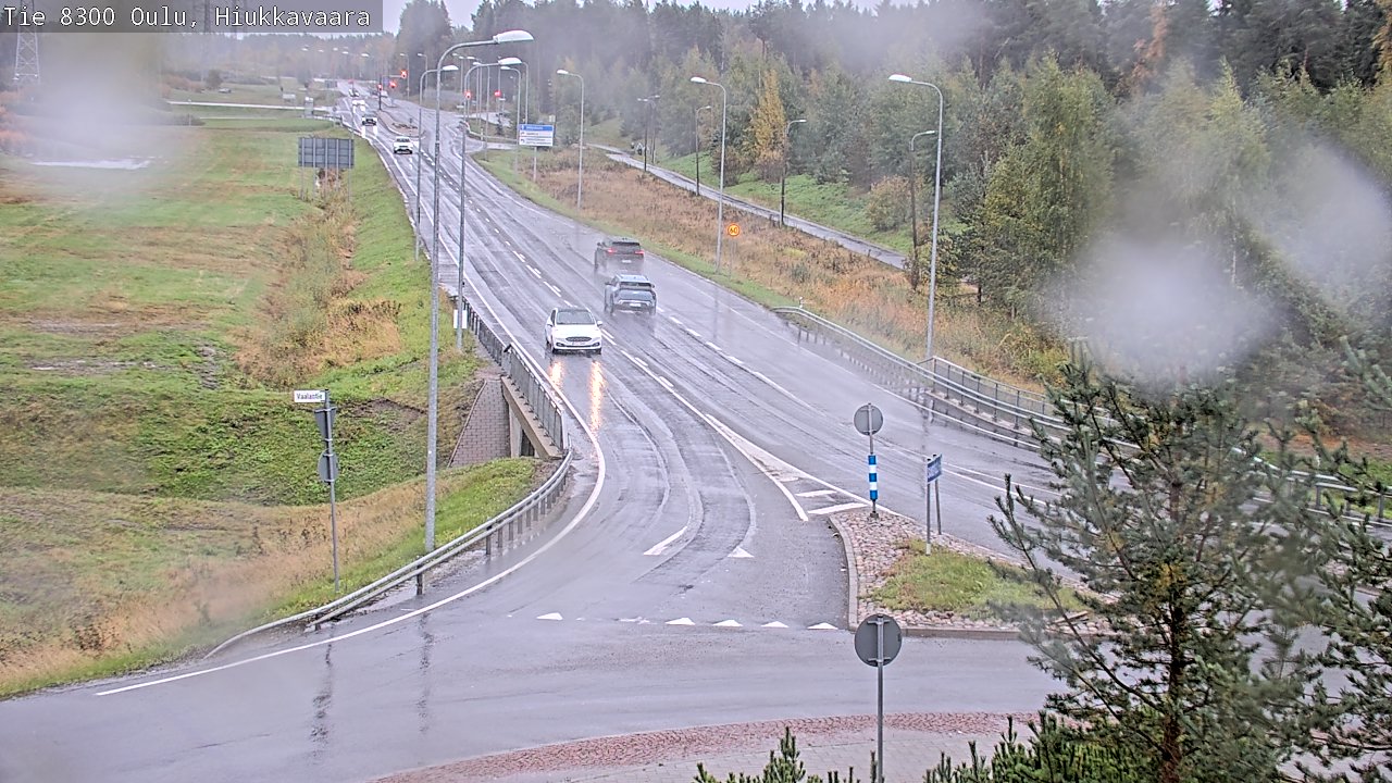 Weather Camera Image road 8300 Oulu Hiukkavaara, Oulu, Pohjois-Pohjanmaa