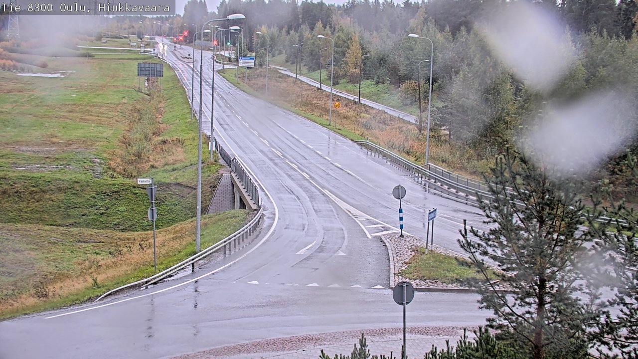 Weather Camera Image road 8300 Oulu Hiukkavaara, Oulu, Pohjois-Pohjanmaa