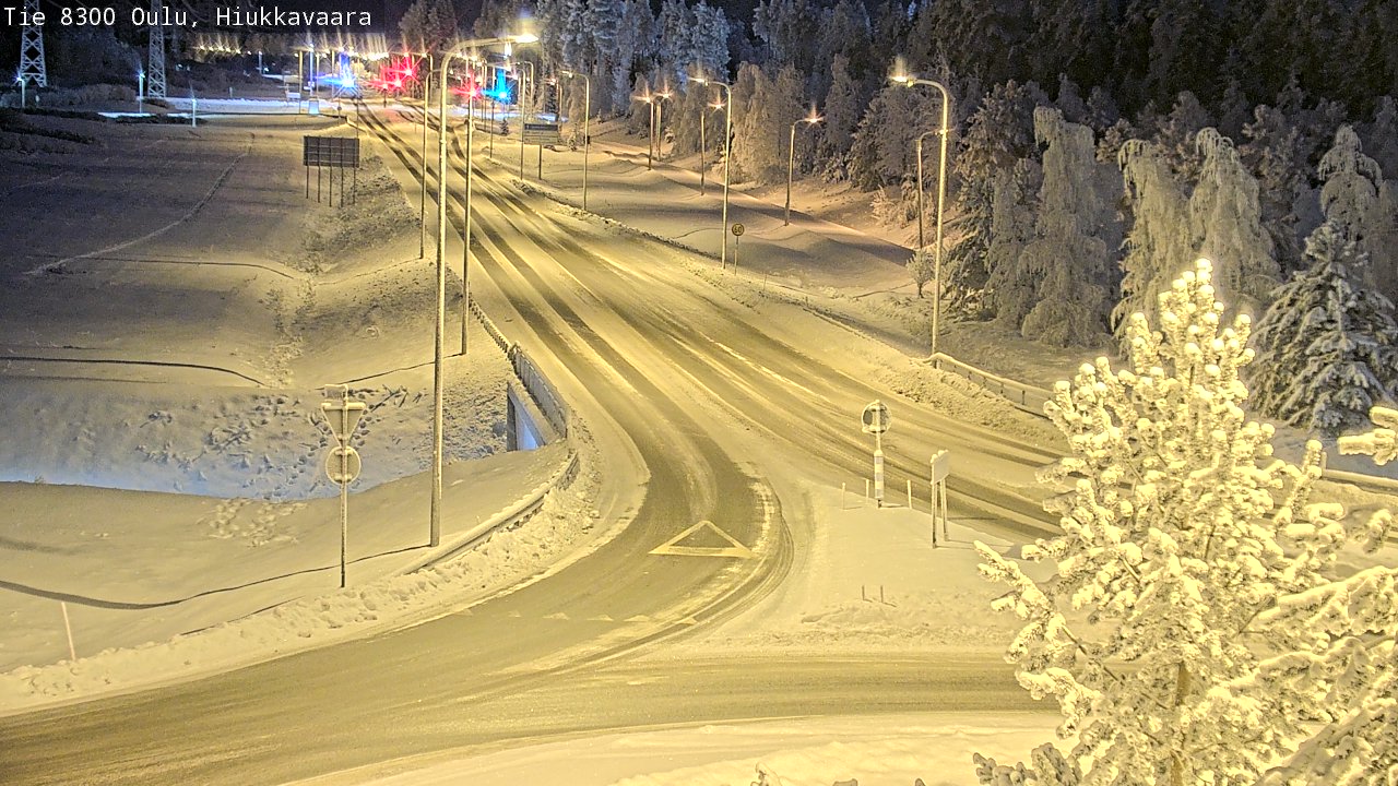 Kelikamerat Kuva tie 8300 Oulu Hiukkavaara, Oulu, Pohjois-Pohjanmaa