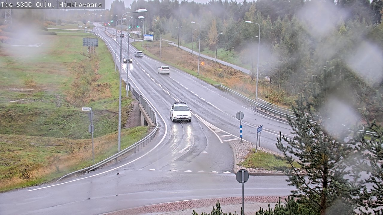 Weather Camera Image road 8300 Oulu Hiukkavaara, Oulu, Pohjois-Pohjanmaa