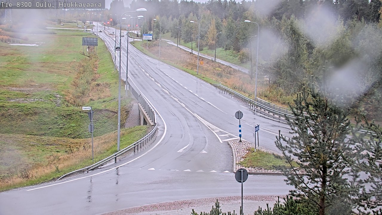 Weather Camera Image road 8300 Oulu Hiukkavaara, Oulu, Pohjois-Pohjanmaa