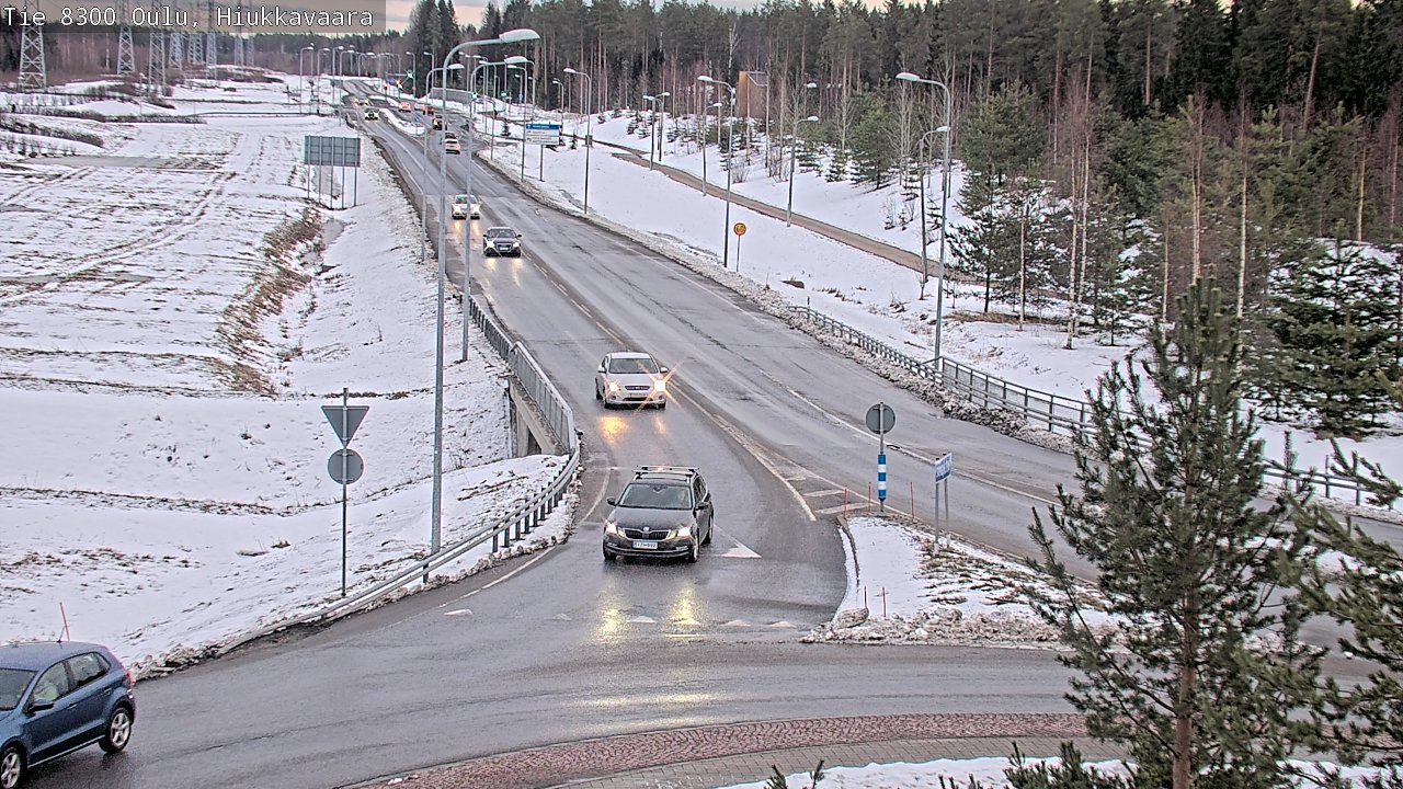 Kelikamerat Kuva tie 8300 Oulu Hiukkavaara, Oulu, Pohjois-Pohjanmaa