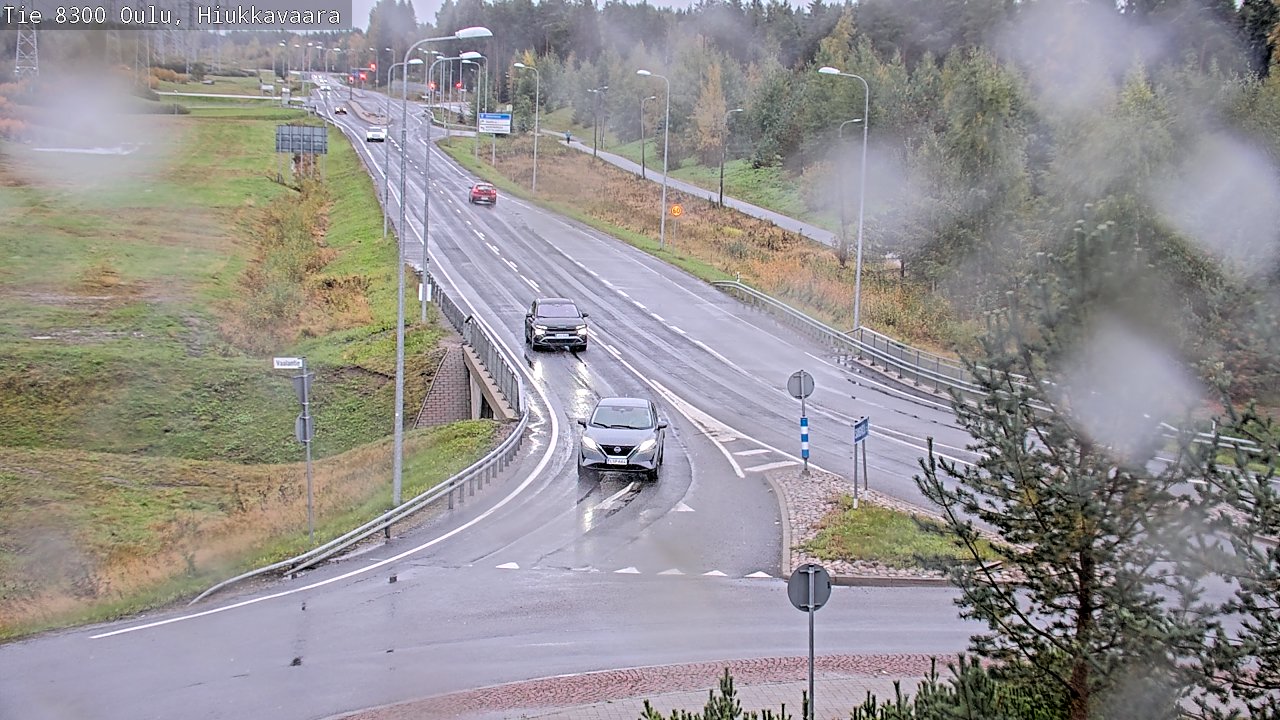 Weather Camera Image road 8300 Oulu Hiukkavaara, Oulu, Pohjois-Pohjanmaa