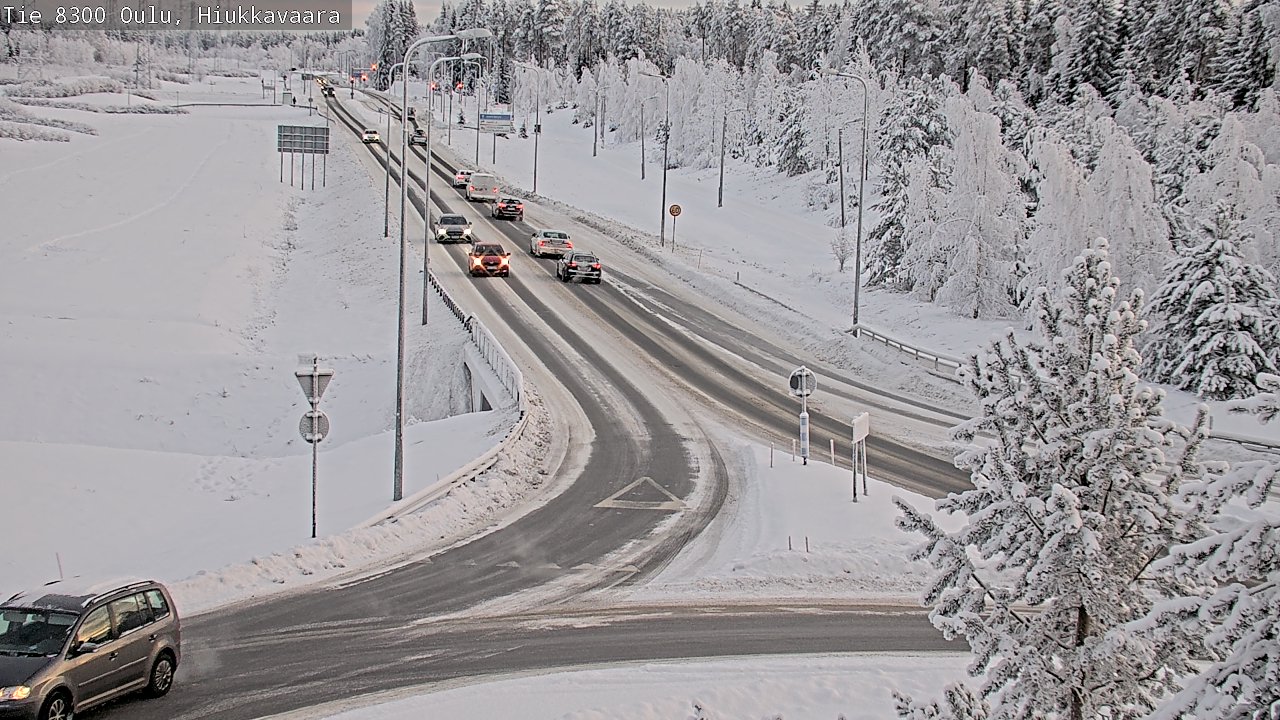 Kelikamerat Kuva tie 8300 Oulu Hiukkavaara, Oulu, Pohjois-Pohjanmaa