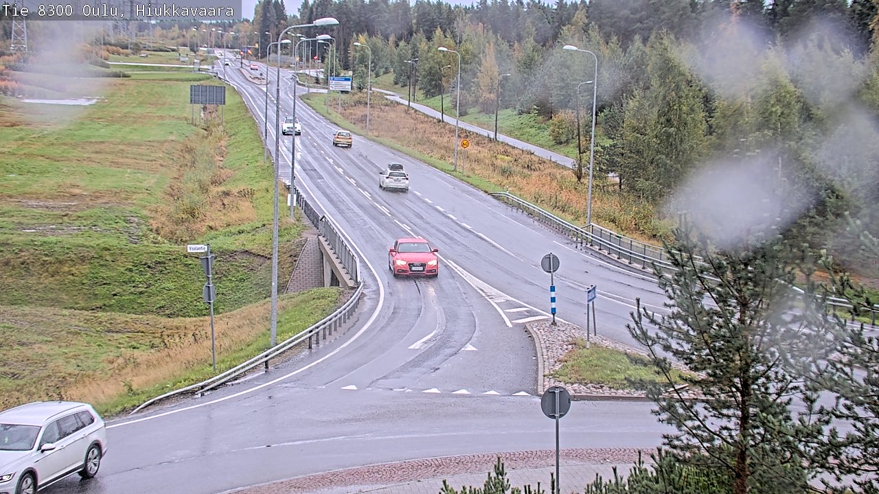 Weather Camera Image road 8300 Oulu Hiukkavaara, Oulu, Pohjois-Pohjanmaa