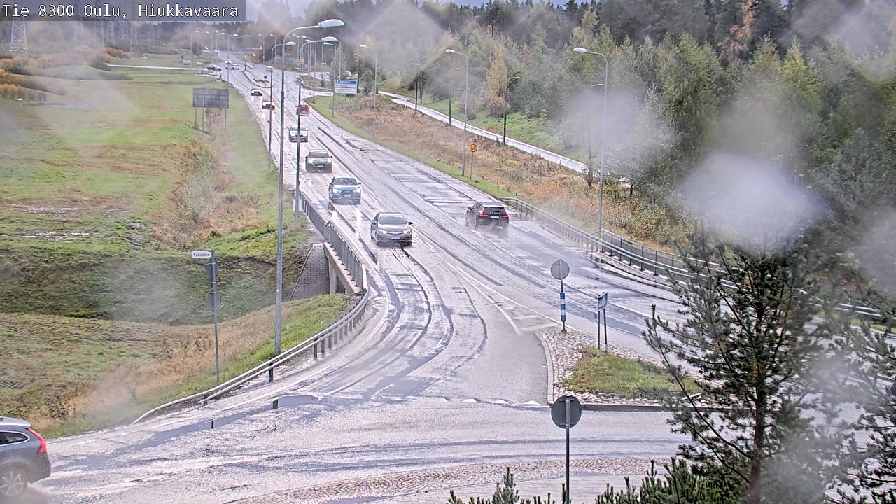 Weather Camera Image road 8300 Oulu Hiukkavaara, Oulu, Pohjois-Pohjanmaa