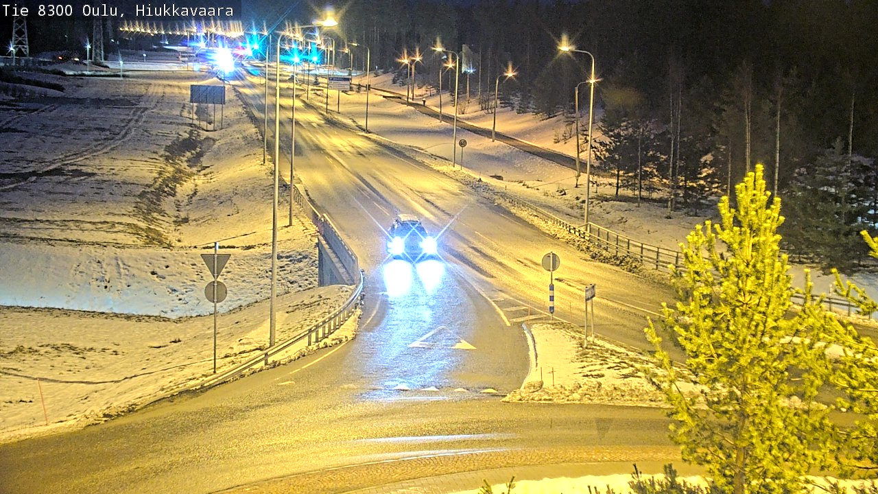 Kelikamerat Kuva tie 8300 Oulu Hiukkavaara, Oulu, Pohjois-Pohjanmaa