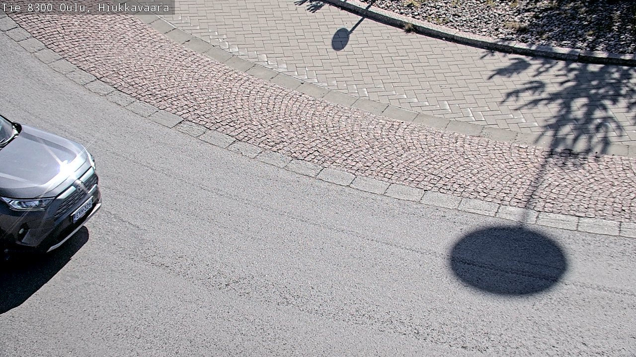 Weather Camera Image road 8300 Oulu Hiukkavaara, Oulu, Pohjois-Pohjanmaa