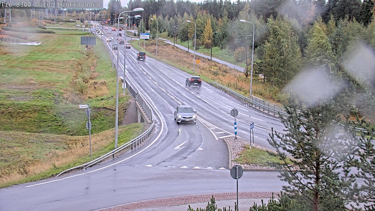 Weather Camera Image road 8300 Oulu Hiukkavaara, Oulu, Pohjois-Pohjanmaa