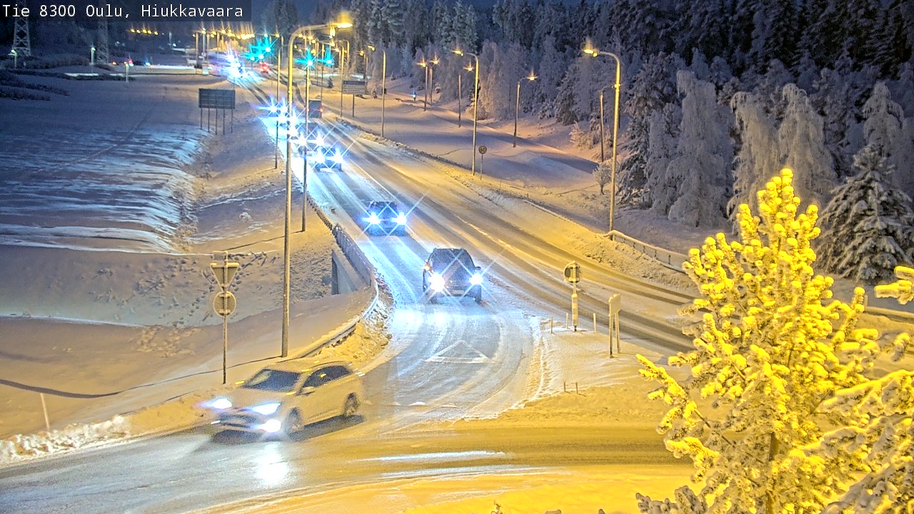 Kelikamerat Kuva tie 8300 Oulu Hiukkavaara, Oulu, Pohjois-Pohjanmaa