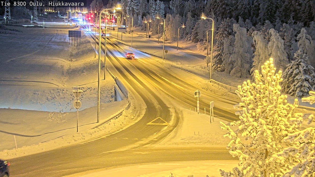 Kelikamerat Kuva tie 8300 Oulu Hiukkavaara, Oulu, Pohjois-Pohjanmaa