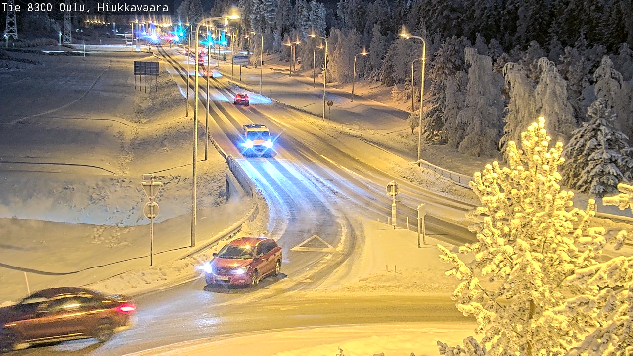 Kelikamerat Kuva tie 8300 Oulu Hiukkavaara, Oulu, Pohjois-Pohjanmaa