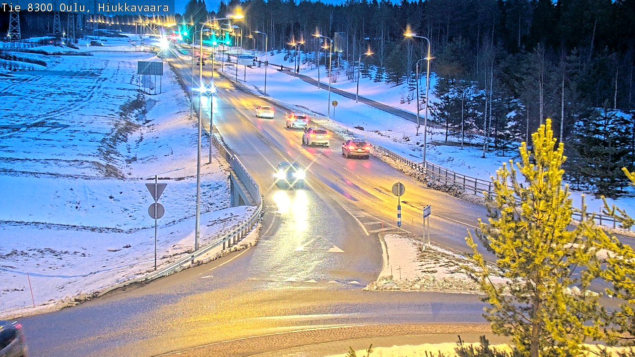 Kelikamerat Kuva tie 8300 Oulu Hiukkavaara, Oulu, Pohjois-Pohjanmaa