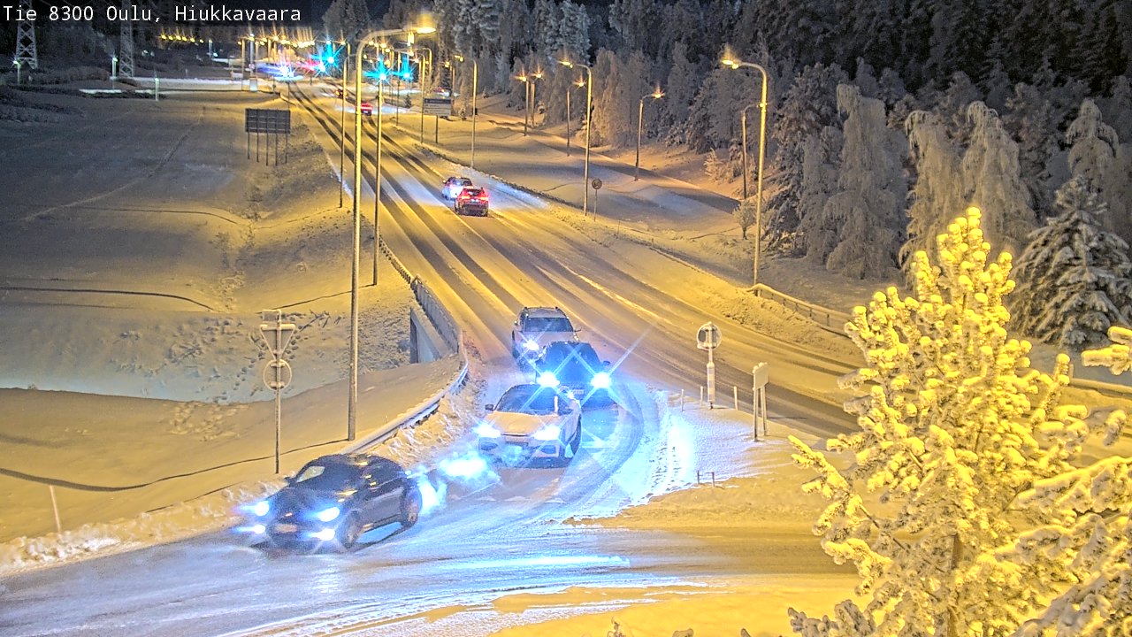 Kelikamerat Kuva tie 8300 Oulu Hiukkavaara, Oulu, Pohjois-Pohjanmaa